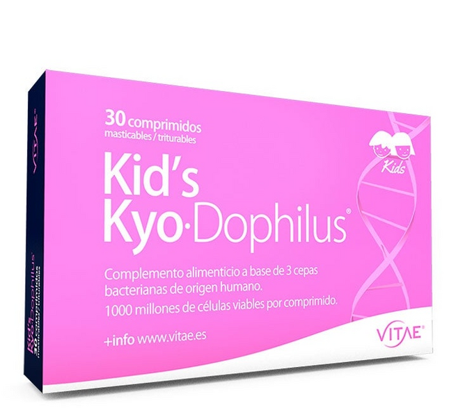Vitae Kid's Kyo-Dophilus Sabor Vainilla 30 Comprimidos