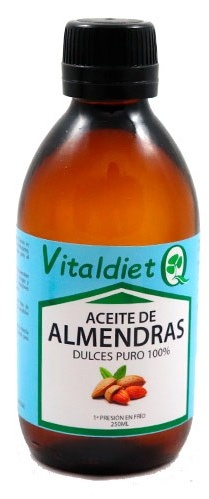 Vitaldiet Aceite de Almendras Dulces 100% Puro 250 ml