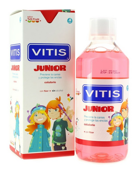 Vitis Colutorio Junior Tutti Frutti +6 Años Sin Alcohol 500 ml
