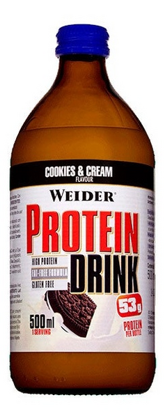 Weider Bebida de Proteínas Sabor Cookies 500 ml