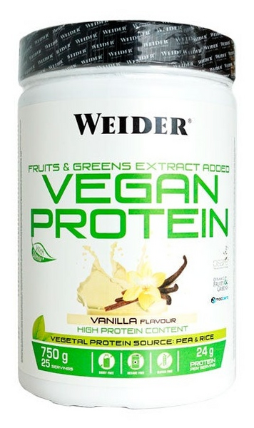 Weider Proteína Vegana Sabor Vainilla 750 gr