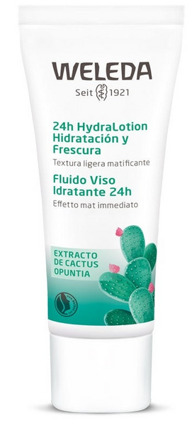 Weleda 24H HydraLotion Fluido Rostro Extracto de Cactus 30 ml
