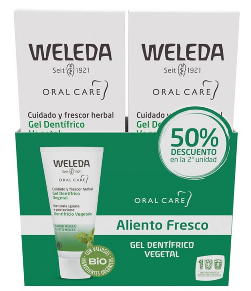 Weleda Gel Dentífrico Vegetal 2x75 ml