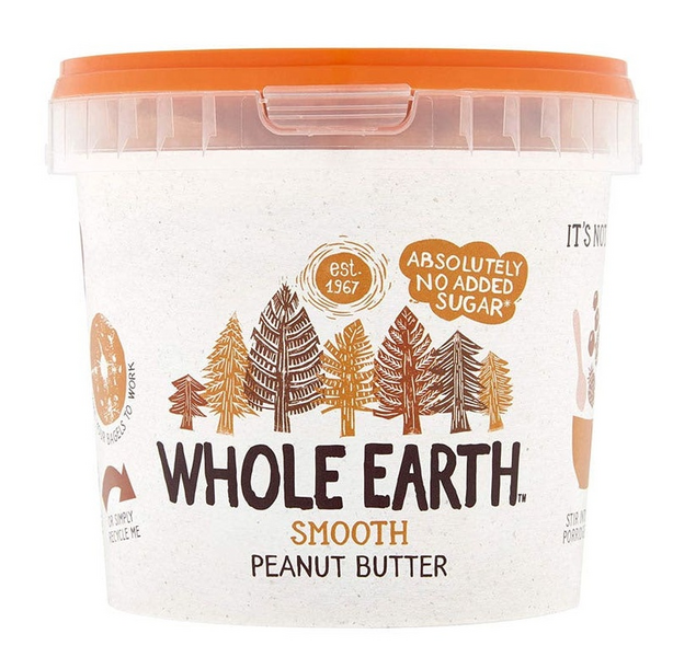 Whole Earth Crema de Cacahuete Original Suave 1 Kilo