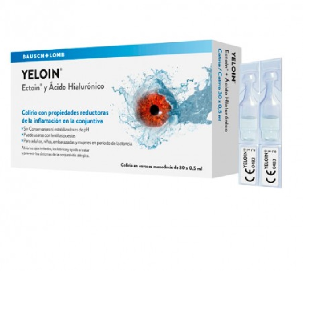 Yeloin Colirio en Monodosis 30 X 0.5 ml