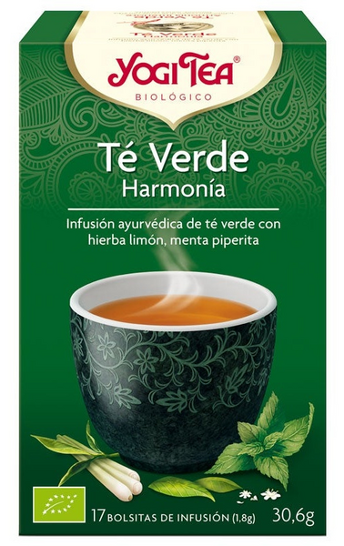 Yogi Tea Té Verde Armonía 17 Bolsitas