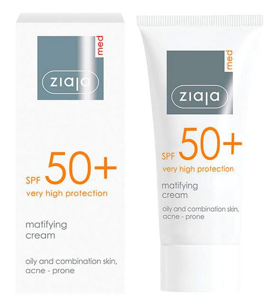 Ziaja Med Crema Facial Protectora Matificante SPF50+ 50 ml