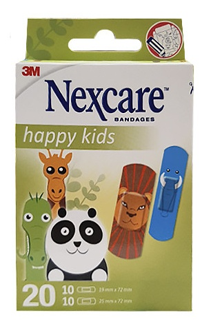 3M Nexcare Kids Plasters Animales 20 Surtidas