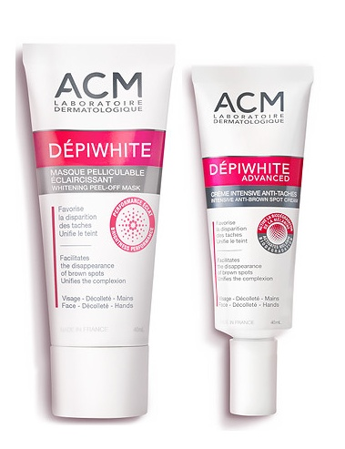 ACM Depiwhite Advance Pack Crema Despigmentante 2x40 ml + Regalo Mascarilla Peel-off Aclarante 40 ml