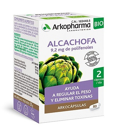 Arkopharma Arkocápsulas Alcachofa Bio 80 Cápsulas