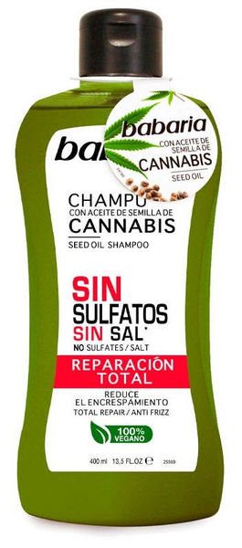 Babaria Champú Cannabis Reparador Babaria 400ml