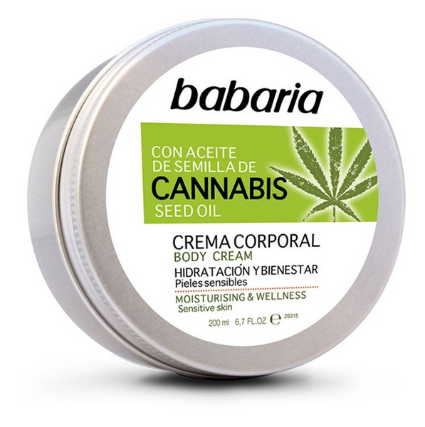 Babaria Crema Corporal con Aceite de Semilla de Cannabis 200 ml