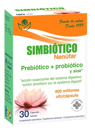 Bioserum Simbiótico Nenúfar Prebiótico + Probiótico 30 Cápsulas