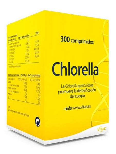 Chlorella Vitae 200mg 300 Comprimidos