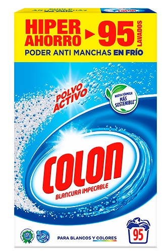 Colon Detergente Polvo Activo 95 Cacitos
