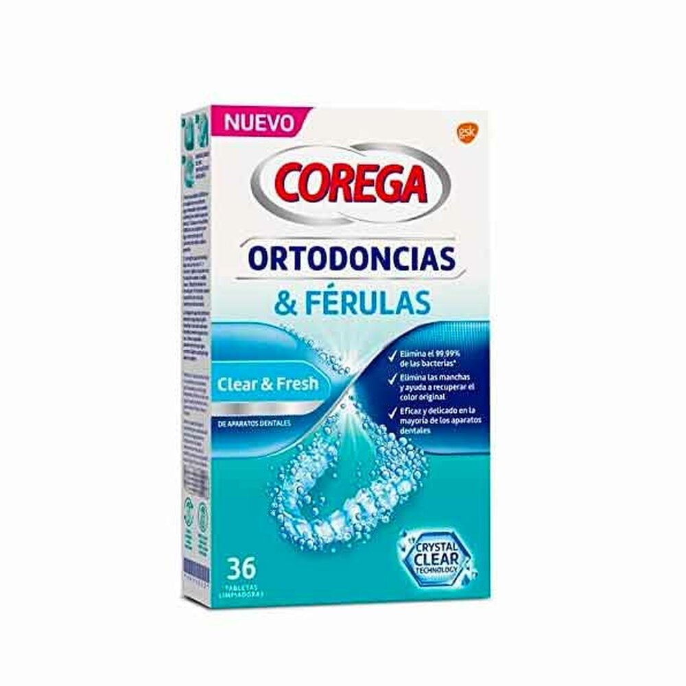 Corega Ortodoncia y Férulas 36 Tabletas
