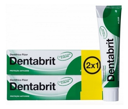 Dentabrit Bi-Fluor y Calcio 2x125 ml