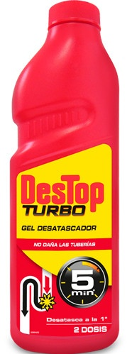 Destop Desatascador Tuberías Turbo 1 L