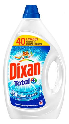 Dixan Total Detergente Líquido 40 Dosis