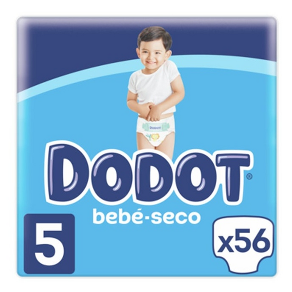 Dodot Bebé-Seco Pañal T5, 11-16 Kg 56 uds