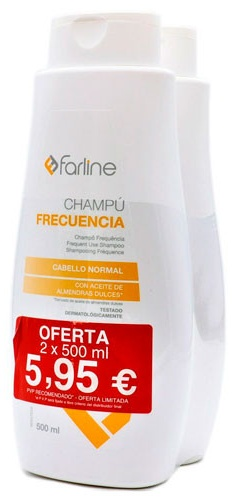 Farline Champú Frecuencia 2x500 ml
