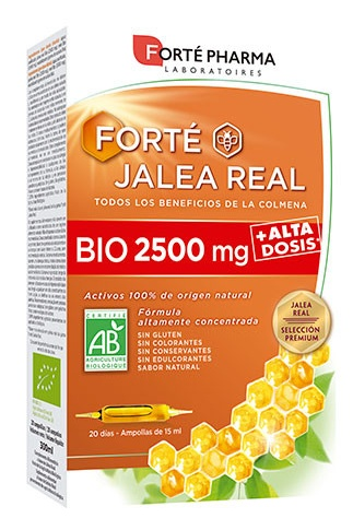 Forté Pharma Forté Jalea Real 2500 mg 20 Ampollas