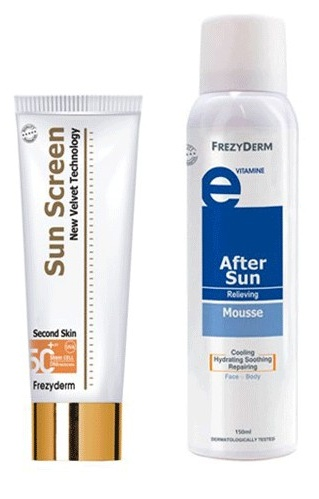Frezyderm Sun Screen Velvet Body SPF50+ 125 ml + After Sun Mousse 150 ml