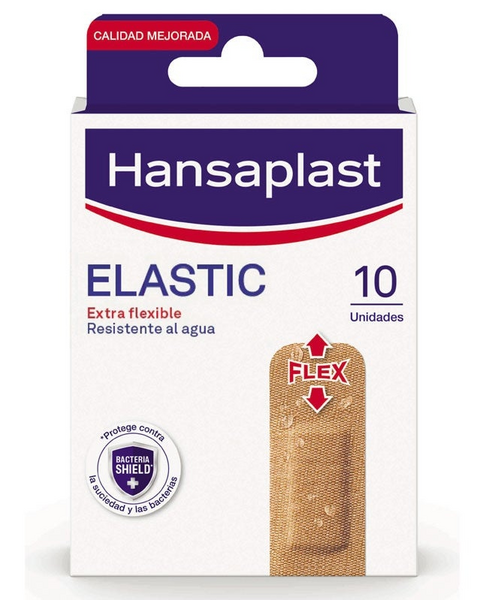 Hansaplast Elastic Resistente al Agua 10 Apósitos