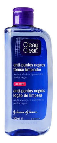 Johnson&Johnson Clean&Clear Tónico Puntos Negros 200 ml