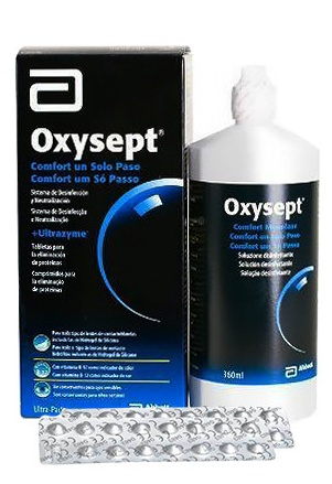Johnson&Johnson Oxysept Comfort Kit 360 ml + 36 Comprimidos
