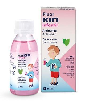 Kin Fluorkin Infantil Enjuague Semanal 100 ml