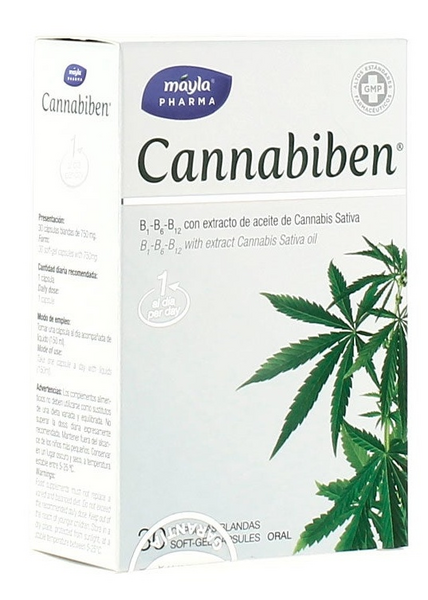 Mayla Cannabiben Pharma 30 Cápsulas Blandas