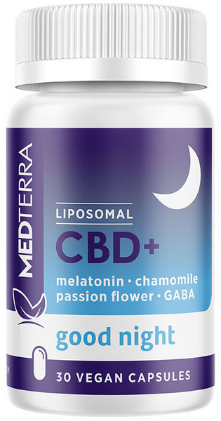 Medterra CBD Liposomal Good Night 25mg 30 Cápsulas