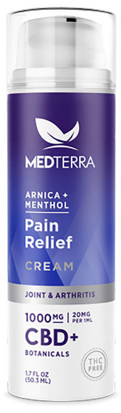 Medterra CBD Menthol Pain Relief Crema 1000mg 50 ml