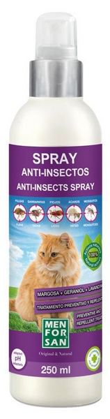 Menforsan Spray Anti Insectos para Gatos 250 ml