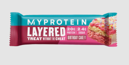 Myprotein Retail Layer Barrita Pastel Cumpleaños 60 gr