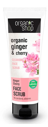 Organic Shop Peeling Facial Limpiador Jengibre y Cerezas 75 ml