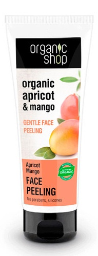 Organic Shop Peeling Facial Suave Albaricoque y Mango 75 ml