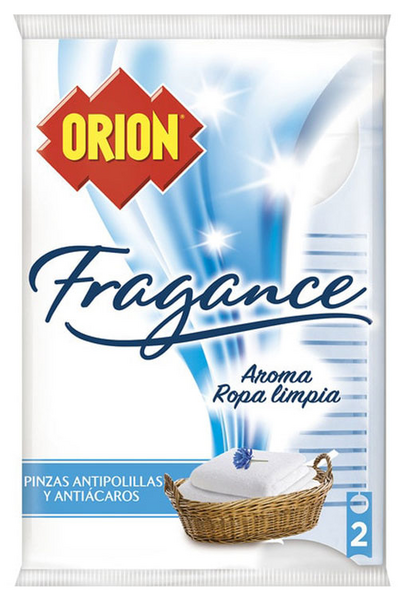 Orion Pinza Antipolilla Ambientador Ropa Limpia 2 uds