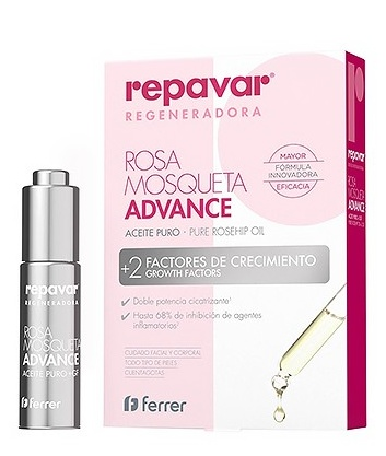 Repavar Advance Aceite Rosa Mosqueta 15 ml + Regalo Mascarilla FFP2