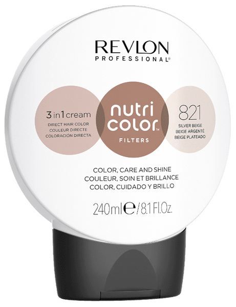 Revlon Nutricolor Filters Nº 821 Beige Plateado 240 ml