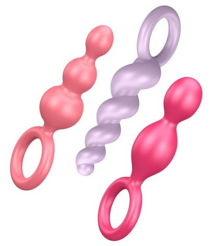 Satisfyer Pack 3 Plugs Silicona Tri Color