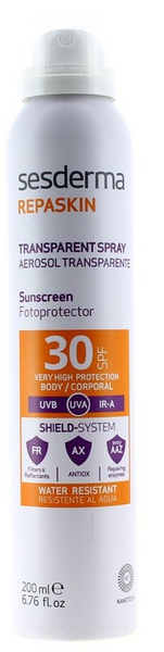 Sesderma Repaskin Spray Solar Transparente SPF30 200 ml