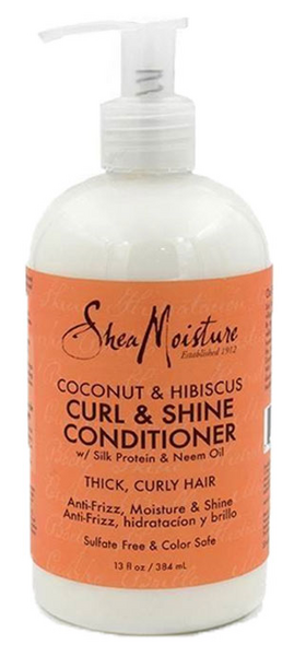 Shea Moisture Coconut & Hibiscus Curl & Shine Acondicionador 384 ml