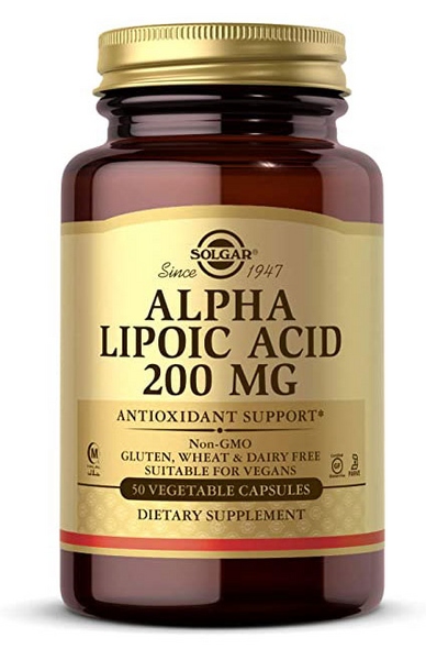 Solgar Ácido Alfa Lipoico 200 mg 50 Comprimidos