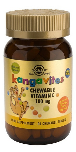Solgar Kangavites Vitamina C 90 Comprimidos Masticables