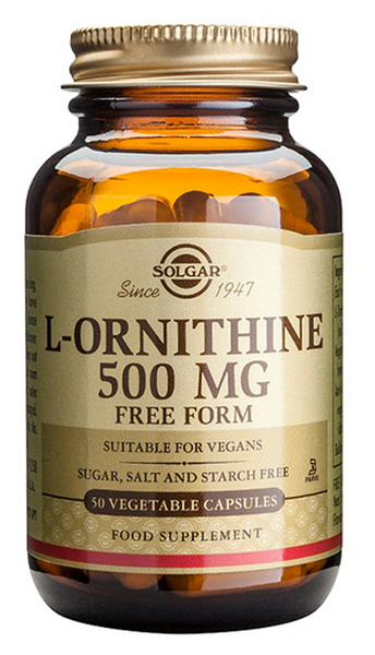 Solgar L-Ornitina 500 mg 50 Cápsulas