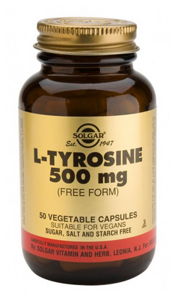 Solgar L-Tirosina 500 mg 50 Cápsulas