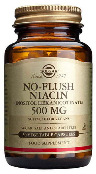 Solgar Niacina No Ruborizante 500 mg 50 Comprimidos