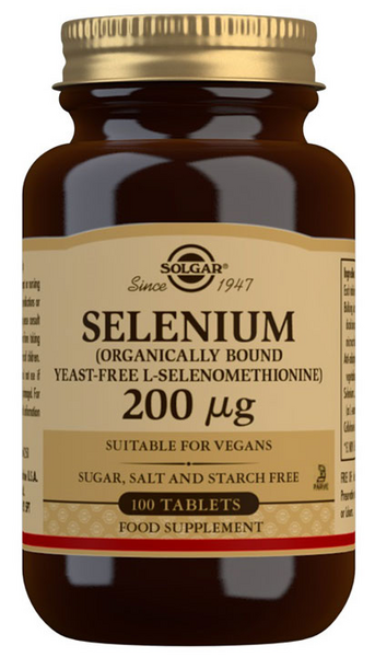 Solgar Selenio 200 mcg (sin levadura) 250 Comprimidos